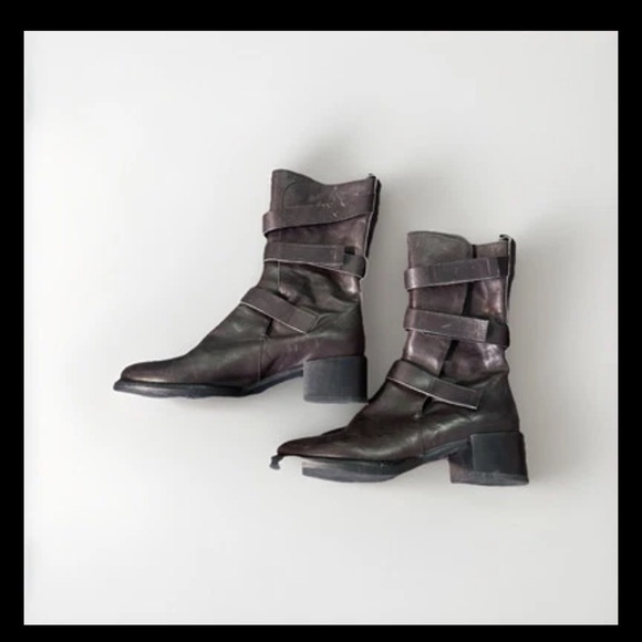 Coclico mid calf leather Mabel Boot in dark brown size‎ 36.5/6 Spain designer - Picture 1 of 10